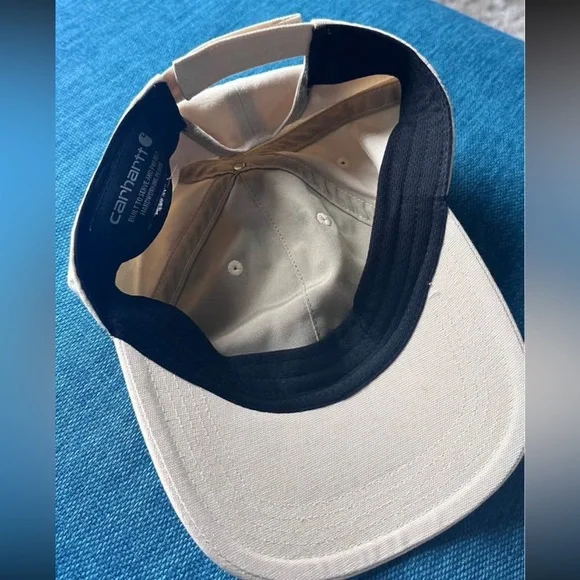 Carhartt Beige Cap with Logo - Picture 2 of 4
